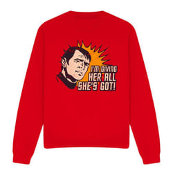 Star Trek Unisex Adult Everything Sweatshirt - XXL, Red