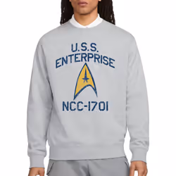 Star Trek Unisex Adult Collegiate Arch Sweatshirt - S, Sport Heather