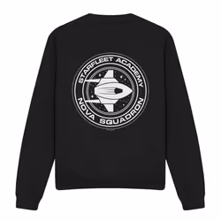 Star Trek Unisex Adult Nova Squadron Sweatshirt - XXL, Black