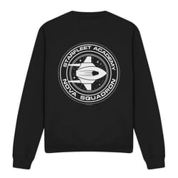 Star Trek Unisex Adult Nova Squadron Sweatshirt - XXL, Black