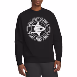 Star Trek Unisex Adult Nova Squadron Sweatshirt - XXL, Black