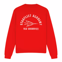 Star Trek Unisex Adult Red Squadron Sweatshirt - XXL, Red
