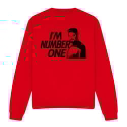 Star Trek Unisex Adult I'm Number One Sweatshirt - XXL, Red