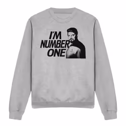 Star Trek Unisex Adult I'm Number One Sweatshirt - XXL, Sport Heather