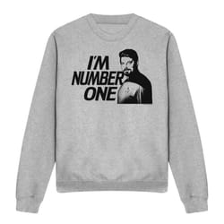 Star Trek Unisex Adult I'm Number One Sweatshirt - XXL, Sport Heather