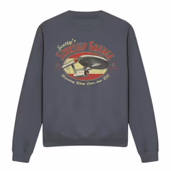 Star Trek Unisex Adult Scotty's Garage Sweatshirt - S, Charcoal