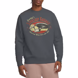 Star Trek Unisex Adult Scotty's Garage Sweatshirt - S, Charcoal
