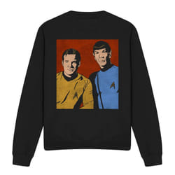 Star Trek Unisex Adult Friends Sweatshirt - XL, Black