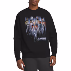 Star Trek Unisex Adult Beam Us Up Sweatshirt - S, Black