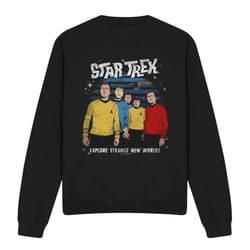 Star Trek Unisex Adult Strange New World Sweatshirt - XL, Black