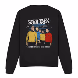 Star Trek Unisex Adult Strange New World Sweatshirt - XXL, Black