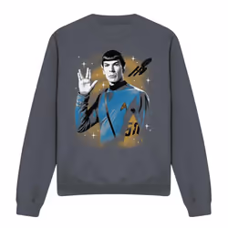 Star Trek Unisex Adult Prosper Space Sweatshirt - S, Charcoal