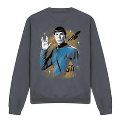 Star Trek Unisex Adult Prosper Space Sweatshirt - S, Charcoal