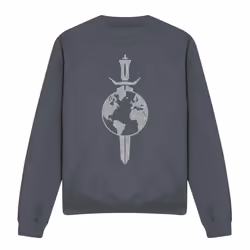 Star Trek Unisex Adult Terran Empire Sweatshirt - M, Charcoal