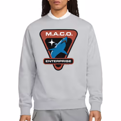 Star Trek Unisex Adult MACO Patch Sweatshirt - XXL, Sport Heather