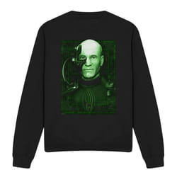 Star Trek Unisex Adult Locutus of Borg Sweatshirt - XXL, Black