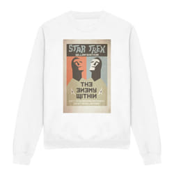 Star Trek Unisex Adult The Original Series Episode 5 Sweatshirt - XXL, White