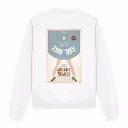 Star Trek Unisex Adult The Original Series Episode 6 Sweatshirt - S, White