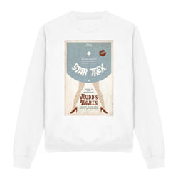 Star Trek Unisex Adult The Original Series Episode 6 Sweatshirt - S, White