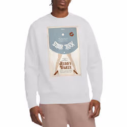 Star Trek Unisex Adult The Original Series Episode 6 Sweatshirt - S, White