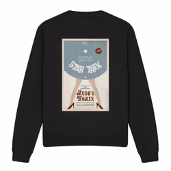 Star Trek Unisex Adult The Original Series Episode 6 Sweatshirt - L, Black