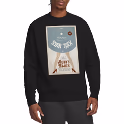 Star Trek Unisex Adult The Original Series Episode 6 Sweatshirt - L, Black