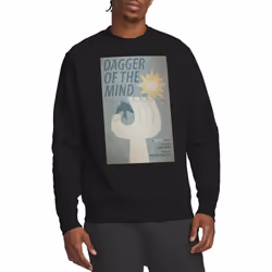 Star Trek Unisex Adult The Original Series Episode 9 Sweatshirt - L, Black