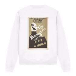Star Trek Unisex Adult The Original Series Episode 11 Sweatshirt - S, White