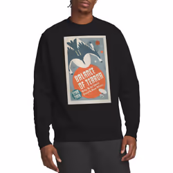 Star Trek Unisex Adult The Original Series Episode 14 Sweatshirt - XXL, Black