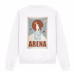 Star Trek Unisex Adult The Original Series Episode 18 Sweatshirt - XXL, White