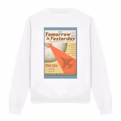 Star Trek Unisex Adult The Original Series Episode 19 Sweatshirt - XXL, White