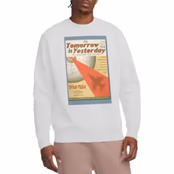 Star Trek Unisex Adult The Original Series Episode 19 Sweatshirt - XXL, White