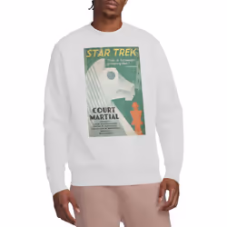Star Trek Unisex Adult The Original Series Episode 20 Sweatshirt - S, White