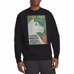 Star Trek Unisex Adult The Original Series Episode 20 Sweatshirt - XXL, Black