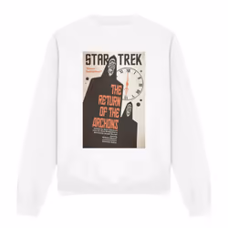 Star Trek Unisex Adult The Original Series Episode 21 Sweatshirt - XL, White
