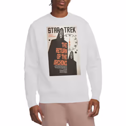 Star Trek Unisex Adult The Original Series Episode 21 Sweatshirt - XL, White