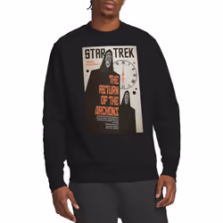 Star Trek Unisex Adult The Original Series Episode 21 Sweatshirt - L, Black