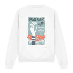 Star Trek Unisex Adult The Original Series Episode 24 Sweatshirt - XXL, White