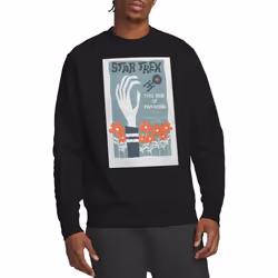 Star Trek Unisex Adult The Original Series Episode 24 Sweatshirt - XL, Black