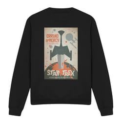 Star Trek Unisex Adult The Original Series Episode 26 Sweatshirt - XXL, Black