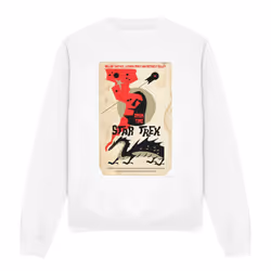 Star Trek Unisex Adult The Original Series Episode 30 Sweatshirt - XL, White