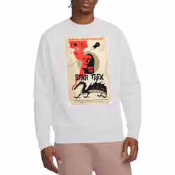 Star Trek Unisex Adult The Original Series Episode 30 Sweatshirt - XXL, White