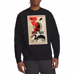 Star Trek Unisex Adult The Original Series Episode 30 Sweatshirt - XXL, Black