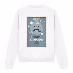 Star Trek Unisex Adult The Original Series Episode 37 Sweatshirt - XXL, White