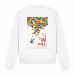 Star Trek Unisex Adult The Original Series Episode 44 Sweatshirt - XXL, White