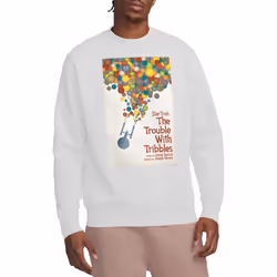 Star Trek Unisex Adult The Original Series Episode 44 Sweatshirt - XXL, White