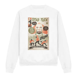 Star Trek Unisex Adult The Original Series Episode 45 Sweatshirt - S, White