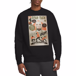 Star Trek Unisex Adult The Original Series Episode 45 Sweatshirt - XL, Black