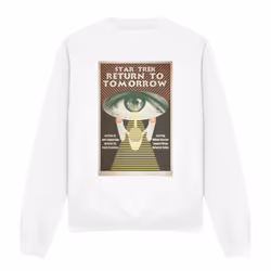 Star Trek Unisex Adult The Original Series Episode 49 Sweatshirt - XXL, White