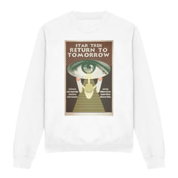 Star Trek Unisex Adult The Original Series Episode 49 Sweatshirt - XXL, White